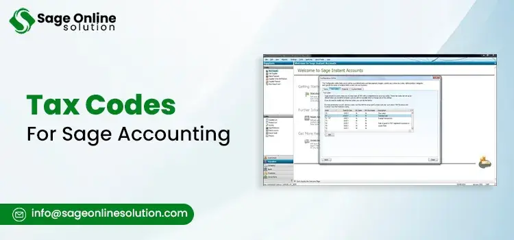 Tax Codes For Sage Accounting