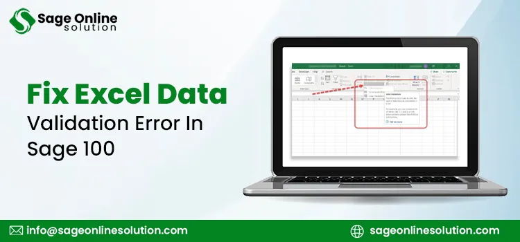 Fix Excel Data Validation Error In Sage 100